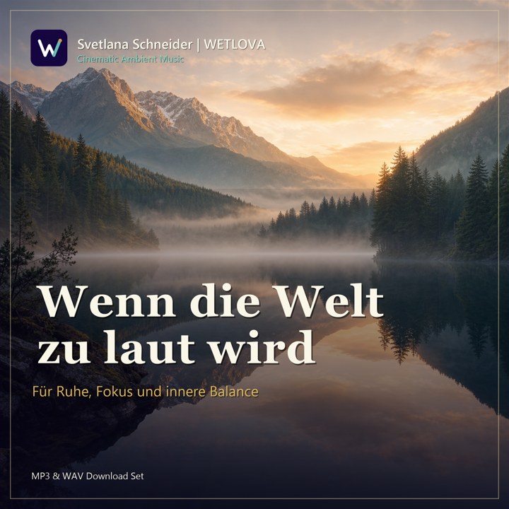 Cover von Wenn die Welt zu laut wird – Musik von Svetlana Schneider, WETLOVA
